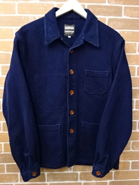 桃太郎ジーンズ 刺し子フレンチジャケット 03-058 インディゴ