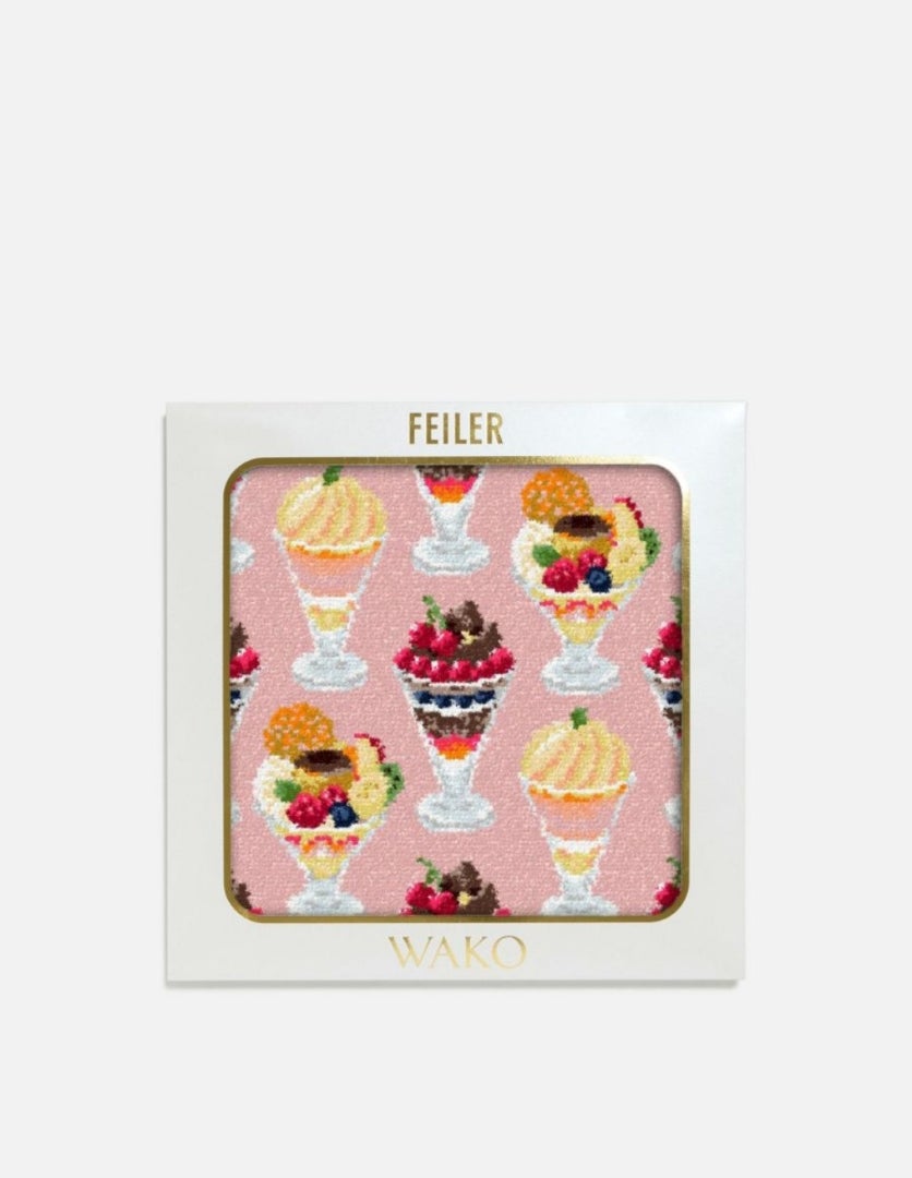 フェイラー×和光】5/2(金)11時~予約開始！パフェ柄2025コラボハンカチ