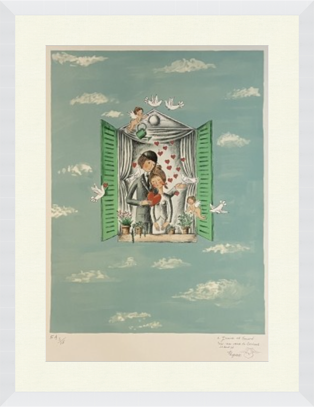 レイモン・ペイネ「窓辺の恋人たち」のご紹介です♪ | あぐすのブログ