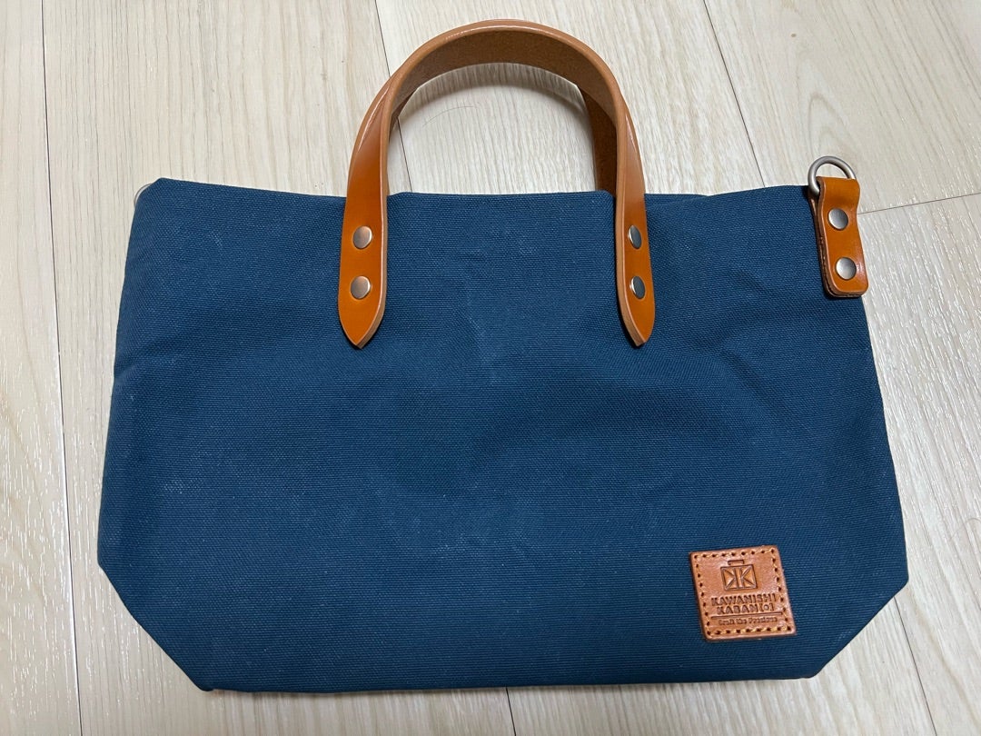 カワニシカバン ミニモンウォッシュブルー | 旅はつづくよどこまでも