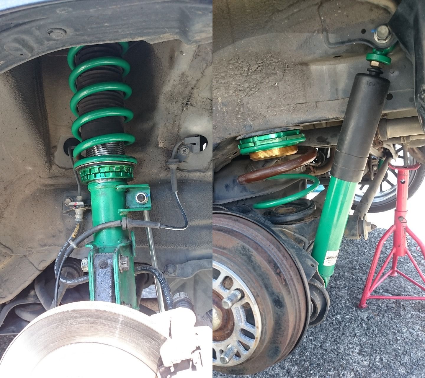 ワゴンRスティングレー（MH23S） 車高調取付 | ☆T.Y AUTOのブログ☆