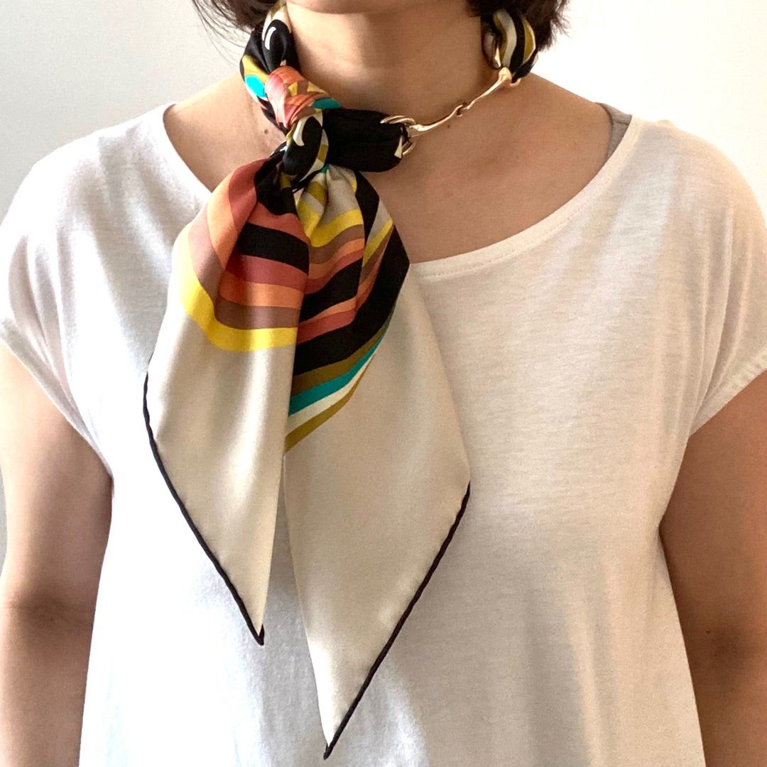 ミニモール使ってみました（スカーフリングのお話） | 今日もスカーフ