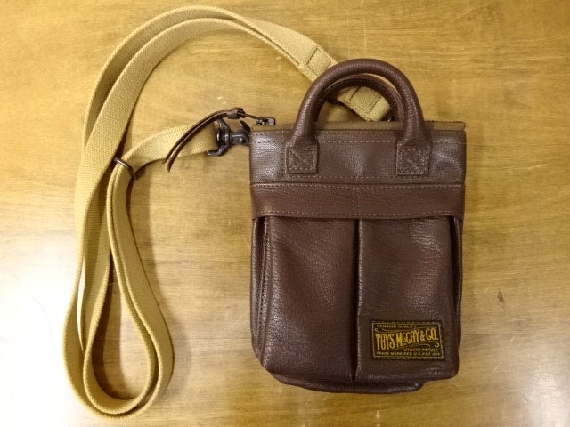 トイズマッコイ レザーヘルメットバッグ MINI TMA2121-050 ブラウン