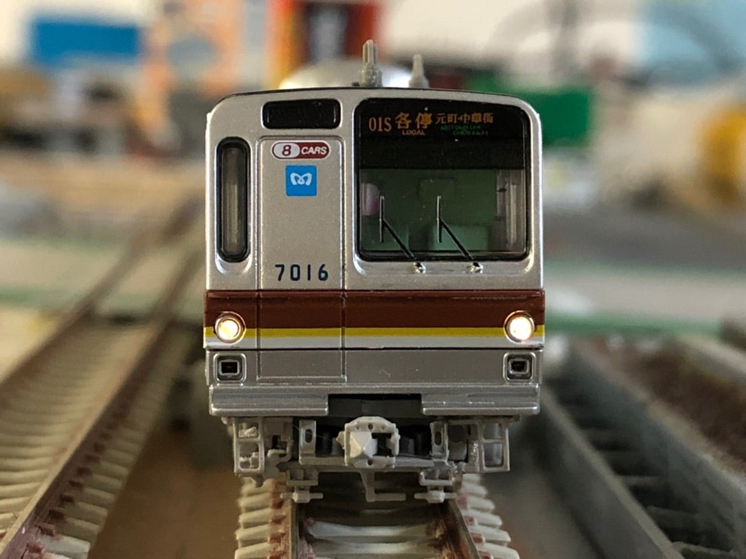 鉄コレ】東京メトロ7000系前照・尾灯点灯化(試運転編) | kiyoseの車両基地