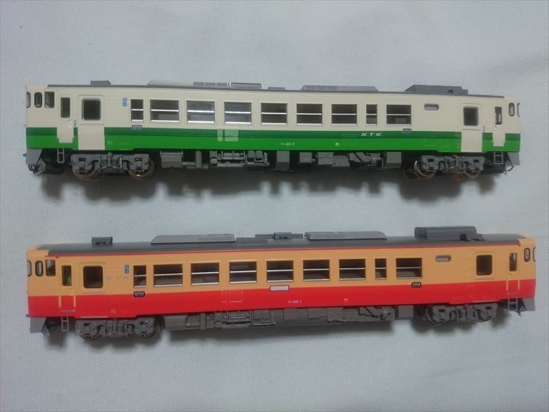 祝！ TOMIX 小湊鐡道 キハ40形ディーゼルカー(1・2番) 入線