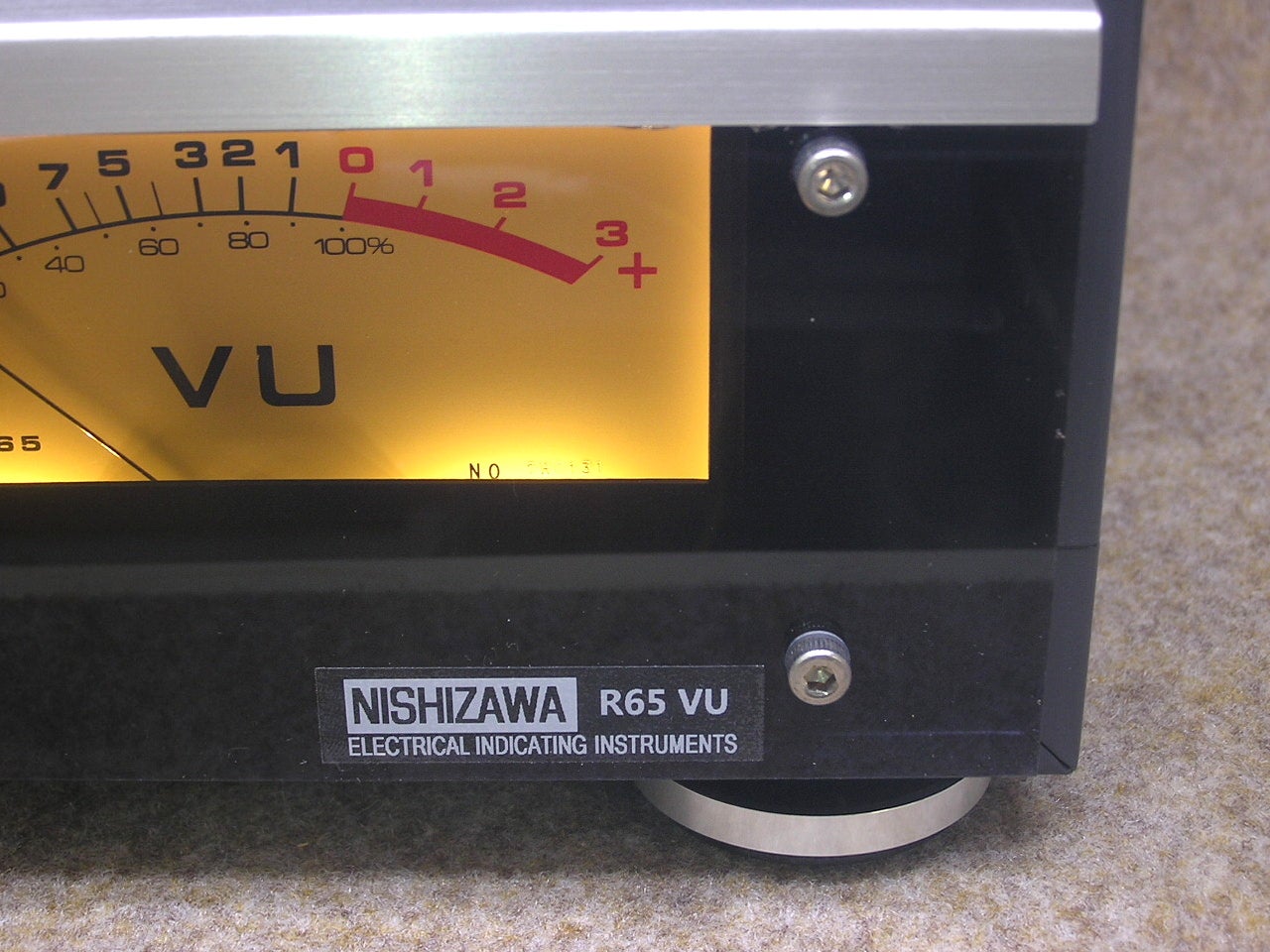 ブラックフェイスのVUメーター | suzudes20 電子部品、アナログ