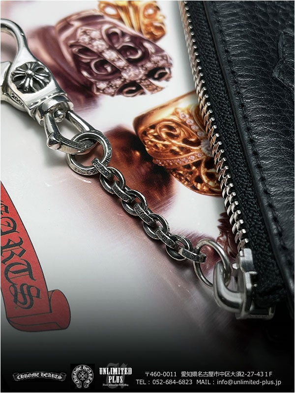 クロムハーツ 財布 / 新作！ウォレット ミニ ポーチ ブラック ヘビー