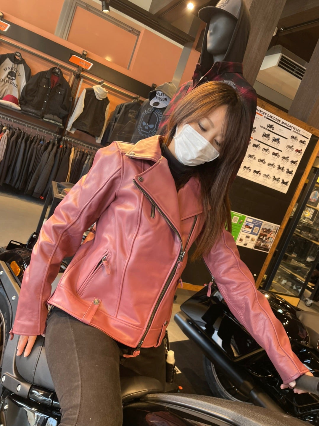 ﾚﾃﾞｨｰｽ新作ｼﾞｬｹｯﾄ入荷♡サイズ比較してみました！ | HARLEY-DAVIDSON