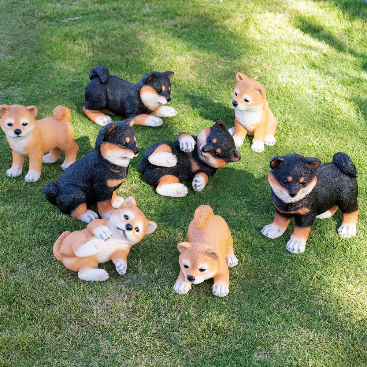 エイチツーオー/犬の仲間たちS 豆柴 4種アソート/HH30591 - 花材通販は