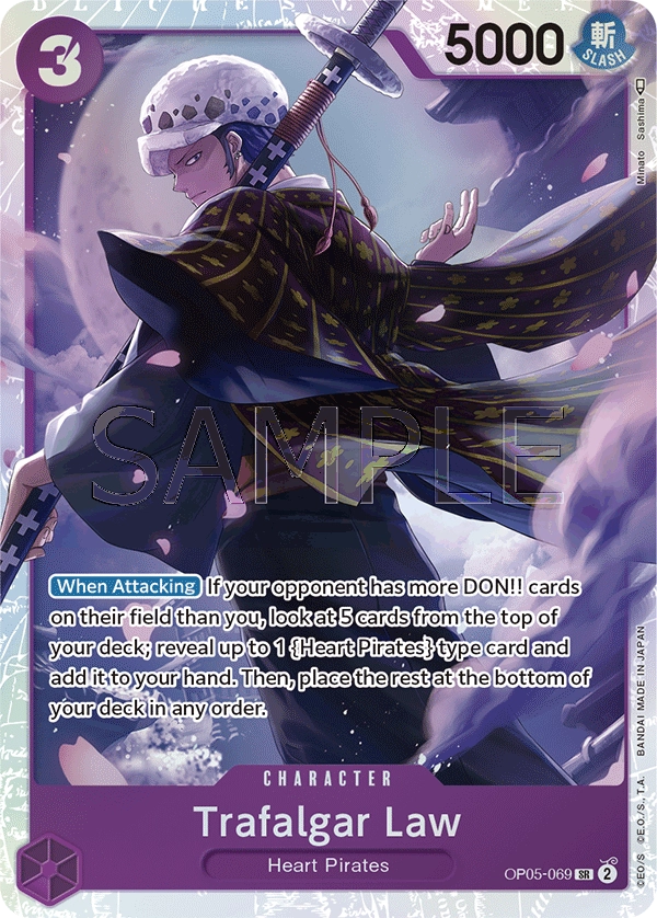 OP05-069 Trafalgar Law One Piece Card Game Card | One Piece Card Game