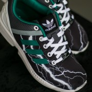 Women's shoes adidas ZX Flux Split K Onix/ Equipment Green