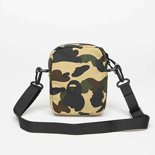 Crossbody bags A BATHING APE 1St Camo Shark Mini Bag Yellow