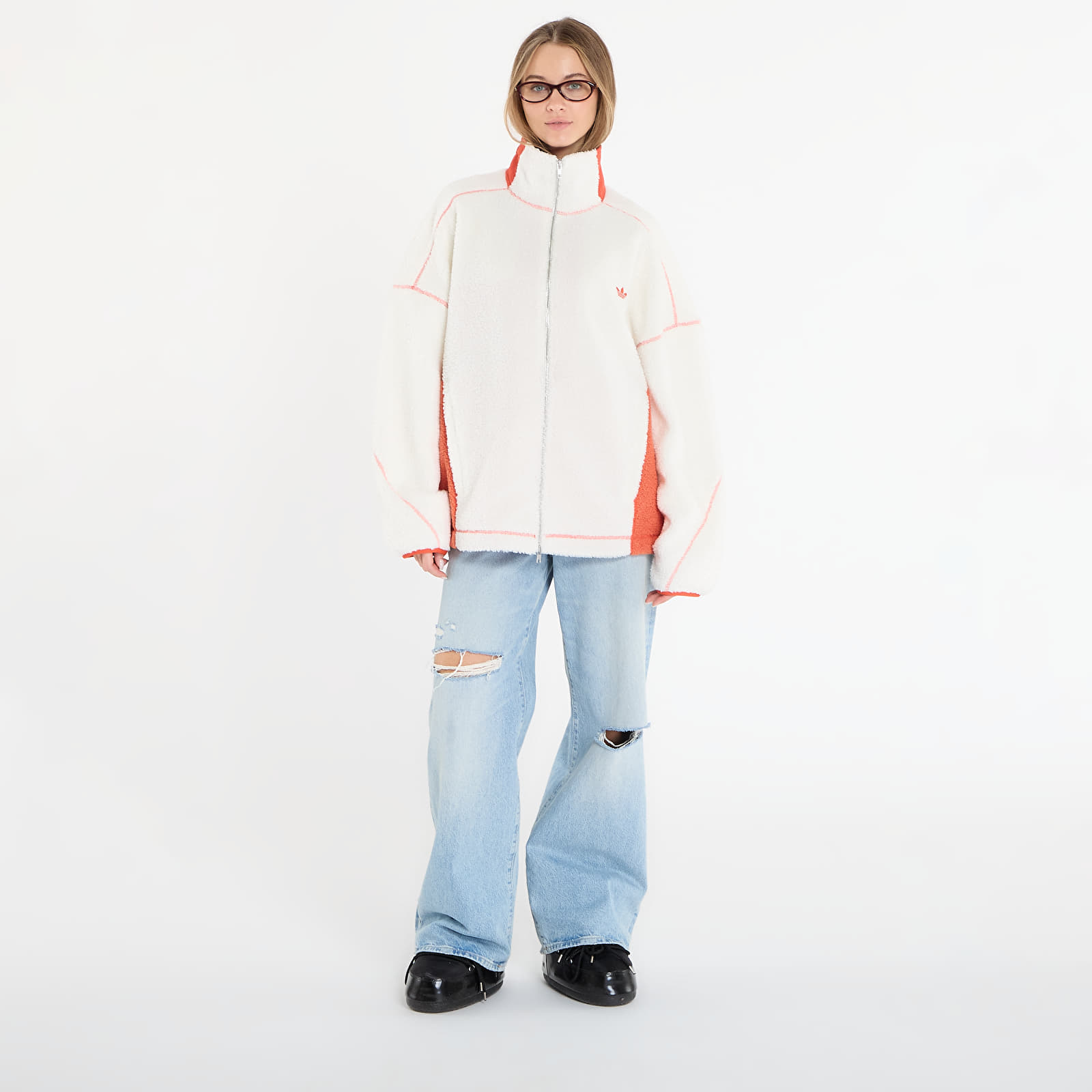 Jackets adidas LA Originals Adams Blvd Fleece Jacket UNISEX Off