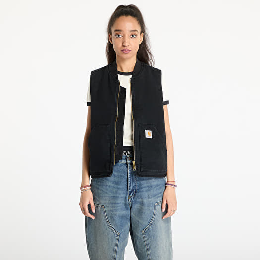 Vests Carhartt WIP Classic Vest UNISEX Black Stone Canvas (I034821