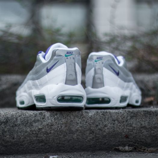Men's shoes Nike Air Max 95 OG White/Court Purple-Emerald Green