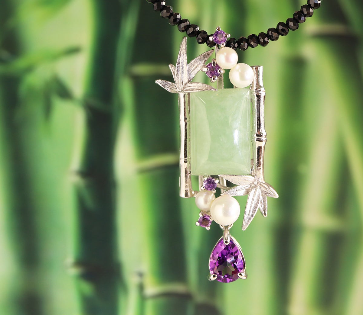 春の芽吹きのような【本翡翠】日本の美意識「雅」を宿す和のジュエリー