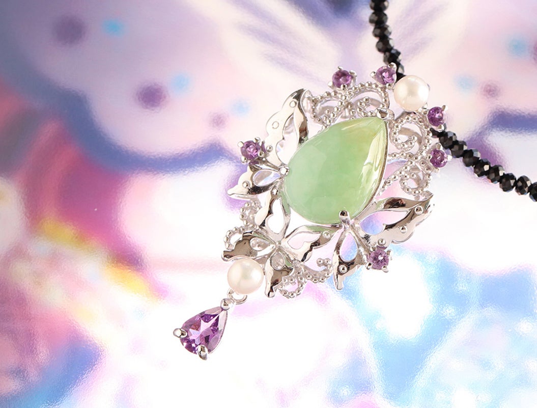 春の芽吹きのような【本翡翠】日本の美意識「雅」を宿す和のジュエリー