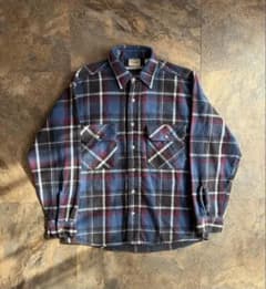 90s FIVE BROTHER ファイブブラザー ヘビーネルシャツ M USA - メルカリ