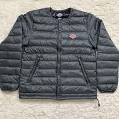 DANTON ダントン クルーネックインナーダウンジャケット IRON 36