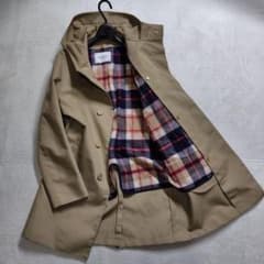 極美品 現行 2way マッキントッシュ ステンカラーコート チェック