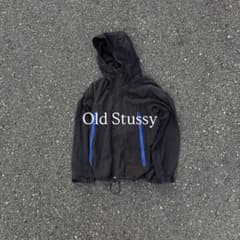 希少❗️】テック系 90s old stussy マウンテンパーカー 黒 M - メルカリ