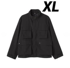 MUJI LABO 紳士 ナイロンワークブルゾン 黒 XL 25秋冬 - メルカリ