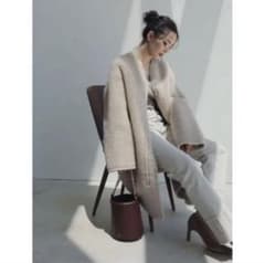 アニュアンス anuans ボンディングボアコート - メルカリ