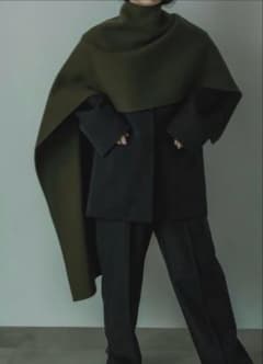 digne ディニュthrow shawl coat - khakiストール - メルカリ