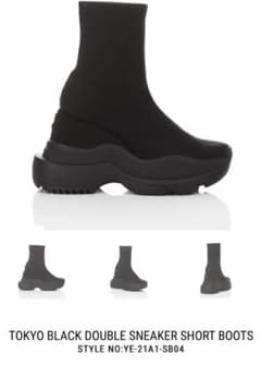 yello DOUBLE SNEAKER SHORT BOOTS Sサイズ - メルカリ