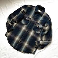 Melton 70s USA製 CPO ネルシャツ オンブレ シャドー チェック - メルカリ