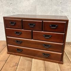 会津 蒔絵小箪笥(三ツ引) 桐工芸 やまごの桐 ミニタンス 3段 和雑貨