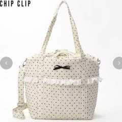 アベイル CHIP CLIP ドット柄 マザーズバッグ aiコラボ - メルカリ