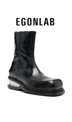 EGONLAB stun boots ブーツ41 スクエアトゥ - メルカリ