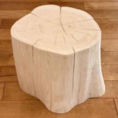 檜 丸太 スツール 椅子 No.1535 - メルカリ