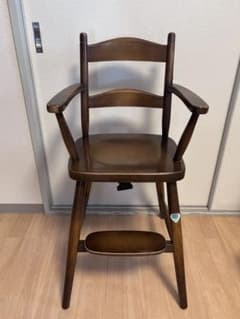 飛騨産業 キツツキマーク 木製ハイチェア ダイニングチェア ベビー