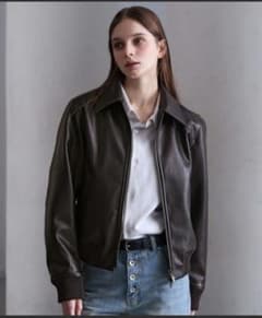 CLEL】ディープテクスチャーブルゾン ブラウン【完売品】【タグ付き