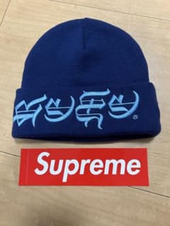 Supreme New Era Black letter Beanie | Shop at Mercari from Japan