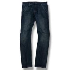 初期 00s ユーロ levi's エンジニアード 立体裁断 シンチバック 濃紺