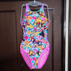 Oサイズ 競泳水着 アリーナ ミッキー ミニー 女の子用水着 ディズニー