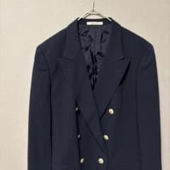 アクアスキュータム テーラードジャケット(8Y 3L相当)ネイビー 毛100