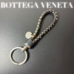 ボッテガヴェネタ イントレチャート チャーム ブラック キーリング