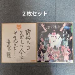 長嶋茂雄 サイン入り色紙 2枚セット 2000年チャンピオンGIANTS - メルカリ