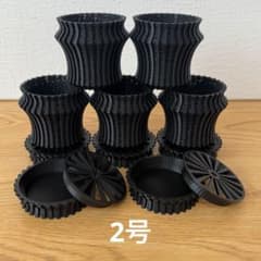 3Dプリンター鉢 メッシュ 2号 受け皿 5個セット TR0122gu5set - メルカリ