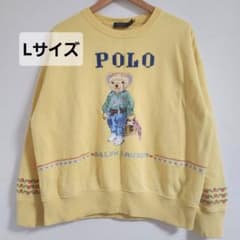 極希少・刺繍デザイン】ポロラルフローレン ポロベア スウェット