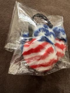 美品！ミッキーアメリカ国旗柄イヤーマフ - メルカリ