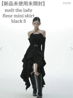 melt the lady fleur mini skirt black S - メルカリ