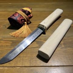 日本刀残欠クラフトナイフNo.17無銘 白鞘（ガタつき直し済み） - メルカリ