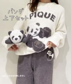 ジェラートピケ パンダジャガードプルオーバー＆パンダさがらロング