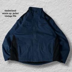 ティンバーランドウォームアップジャケット90s古着vintageバイカラー激
