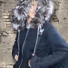 opium グランジy2k 2up ファー付きパーカー 平成 お兄系00s90s - メルカリ